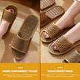 thumbnail image 3 of FONDOTIN Non-slip Slippers Rattan Slippers 1 Pair 10.22X3.93X0.59in, 3 of 8