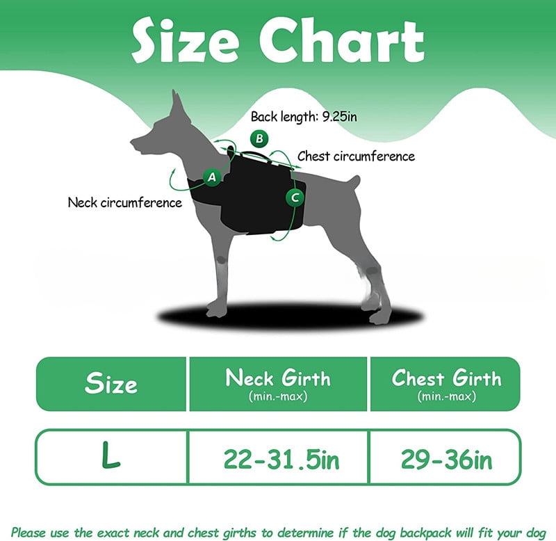 Dog Hiking Vest Adjustable Portable Multi-Pocket Vest Outdoor Camping Travel Multi-Pocket Vest Hiking Jacket for Dog with Pockets Medium Large Dogs only Black and Khaki
