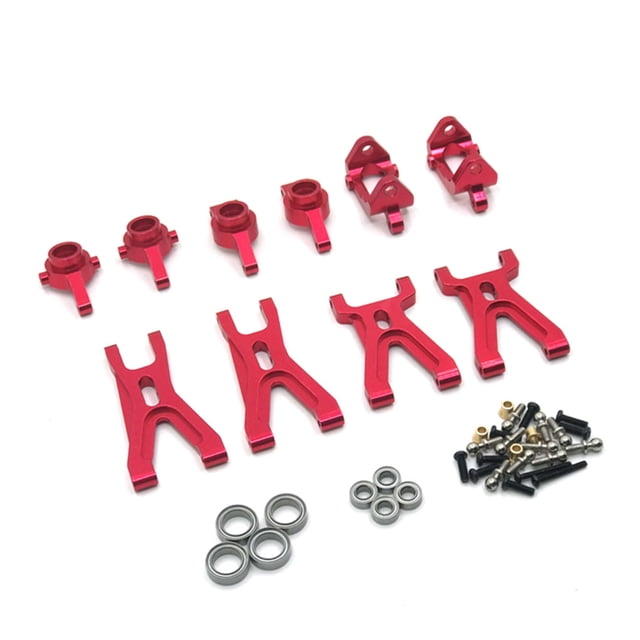 Accesorios RC Los autos de control remoto de control remoto de metal multicolor sin acumulación de reemplazo del kit de herramienta de ajuste de vehículos para WLTOYS 44579 Rojo 1 SET Inevent FN001583-03