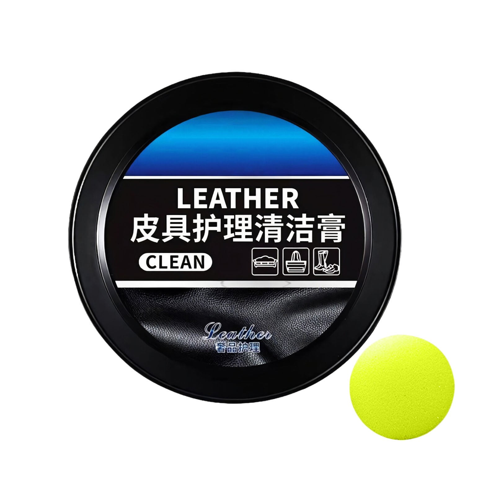 Cleaning and Care Cream & Cleaning Paste for Leather Care,Multi-Purpose Leather Cleaner for Automotive Interiors,Leather Cleaning & Conditioning Cream,Leather Care Paste (1Pcs)