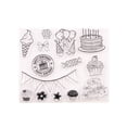 thumbnail image 1 of sweethay Kit de impresión sello de estampado exquisito sello de plástico explícito grabación de álbum de recortes estampadores Suministros de escritura y corrección, 1 of 6