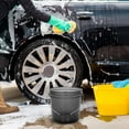 thumbnail image 4 of GOOHOCHY Car Wash Buckets Black Rectangular Bucket For Outdoor Activities 1Pcs, 4 of 8