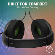 PDP AIRLITE Wired Headset: Black - Xbox Series X|S, Xbox One, Xbox, Windows 10/11