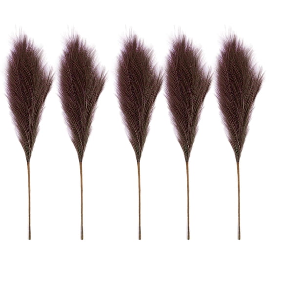 Faux Artificial Pampa Grass 70cm Ramo De Decoración Para La Decoración Del Hogar Marrón Sunnimix hierba de pampa seca