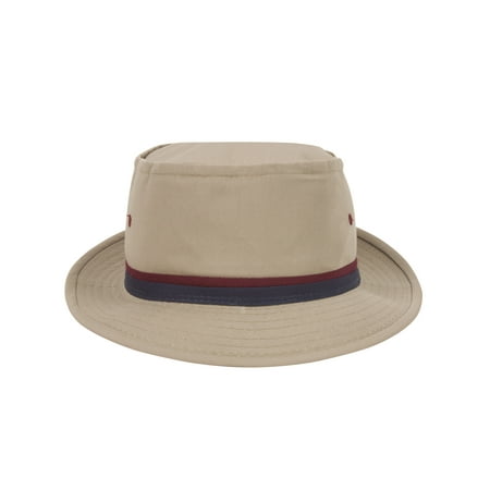 Top Headwear Packable Pork Pie Ribbon Bucket Hat (Best Pork Pie Hat)