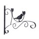 thumbnail image 2 of Soporte para plantas colgantes de hierro forjado, colgador de macetero de pared para decoración de balcón, 2 of 14