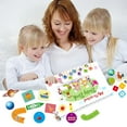 thumbnail image 3 of Preschool Busy Book for Toddler, Kindergarten Workbook Education Toy Reusable Waterproof Quiet Book Activity Board Learning Gift for Kids Boys Girls, Christmas, Birthdays, Children's Day, 3 of 12