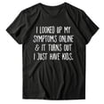 thumbnail image 3 of Gibobby Playera de Manga Corta Casual Suave Blusas informales con cuello redondo para mujer, camisa manga corta con estampado letras, camiseta informal holgada(Negro,M), 3 of 5