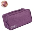 thumbnail image 4 of Bolsa De Ropa Interior, Organizador Multifunción Impermeable, Calcetines, Bolsa De Almacenamiento, Accesorios Cosméticos, Estuche De Almacenamiento Para Viajes, Vacaciones Vogacara HA027912-01, 4 of 7