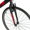 thumbnail image 3 of Hyper Bicycles 700c Men's Spin Fit Hybrid Bike, Black and Blue, Adults, 3 of 7