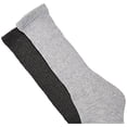 thumbnail image 3 of Gildan Men's Polyester Half Cushion Crew Socks, 12-Pack, grey, Shoe Size: 6-12, 3 of 3