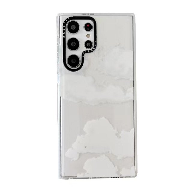 Casetify-funda de teléfono suave transparente para Samsung Galaxy S21 Ultra S21 Plus S21 Lady Girl, carcasa a prueba de golpes, flores y mariposas Fivean unisex
