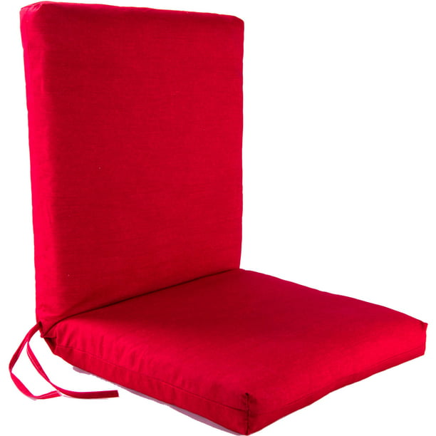 Jordan Manufacturing Outdoor Patio 1 Piece Chair Cushion Melba Red Walmart Com Walmart Com