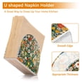 thumbnail image 5 of Yayeee Napkin Holder for Table Kitchen Paper Tissue Organization, Beige Floral Garden, 5 of 8