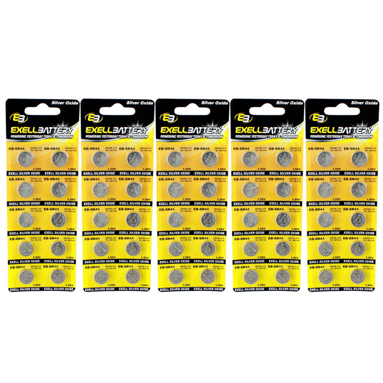 Cole-Parmer Fowler 54-902-110 Long Life Silver Oxide Button Cell Battery,  1.5 V, type SR44