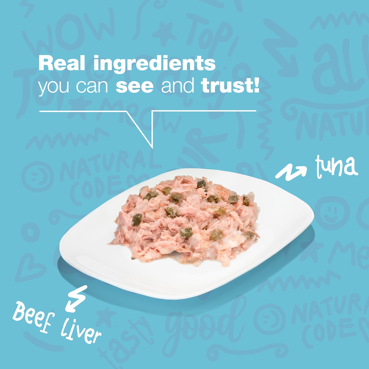 Natural Code - Wet Cat Food, Limited Ingredient Cat Food, High-Protein, Non-GMO, No Artificial Additives, Made In Italy, Tuna and Beef Liver in Aspic for Adult Cats (3 oz, 24 Pack)