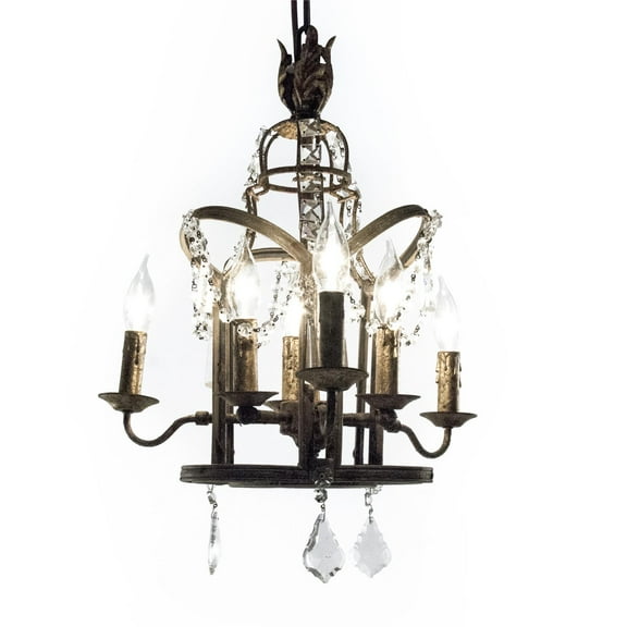 Chandelier CORETTE New E12 Candelabra Base 25W ZT-1077