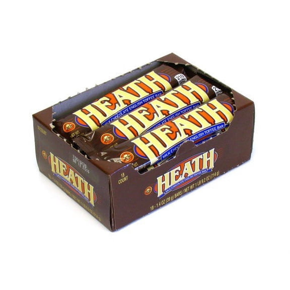 HEATH Milk Chocolate English Toffee Bars (1.4-Ounce Bars, Pack of 18)