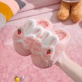 thumbnail image 2 of Pantuflas de algodón para niños, otoño, niñas, lindas, para el hogar, interiores, de felpa, cálidas, antideslizantes, para bebés, niños, invierno, 2 of 5