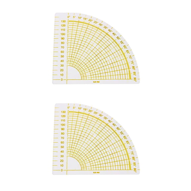 Yuarrent Sewing Tailor Transparent Acrylic Needlework Measurement Exquisite Convenient with Tool Workmanship Items Measuring Household como se muestra 2piezas Yuarrent CBP372410