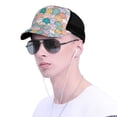 thumbnail image 4 of Lsque Colorful Cute Pig Printed Trucker Hat - Baseball Cap for Men Women - Breathable Mesh Side, Adjustable Fit - for Casual Wear, 4 of 7