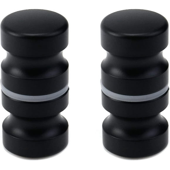 2pcs Black Bathroom Pull Handles, Shower Glass Door Knobs, Back To Back Shower Door Knobs