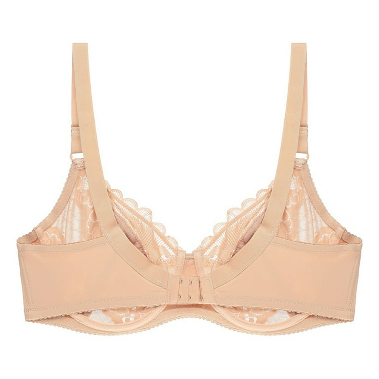 Buy Featherline Women Beige Floral Lace Pack of 3 T-shirt Bra (34B) Online  at Best Prices in India - JioMart.