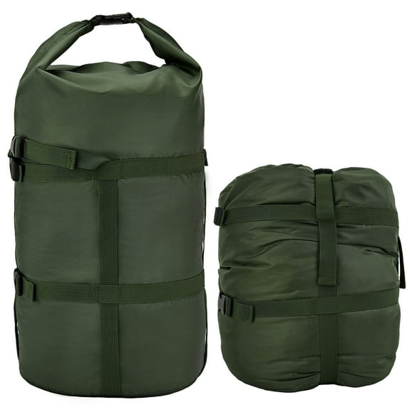 GOGHOST Portable compression stuff sack, Foldable Waterproof Oxford Fabric, Suitable for Camping, Travel and Home Storage,Green,20L