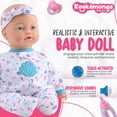 thumbnail image 3 of Muñeca interactiva KOOKAMUNGA KIDS de 16 pulgadas con sonidos de más de 2 años, 3 of 7