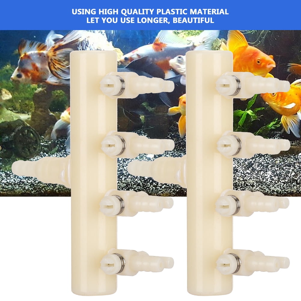 Aquarium Air Control Distributor, 2PCS Plastic Aquarium Air Special