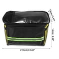 thumbnail image 3 of Unique Bargains Handlebar Bag with Touch Screen Phone Holder Mesh Side Pocket Front Storage Bag for Mountain Bike Yellow, 3 of 7