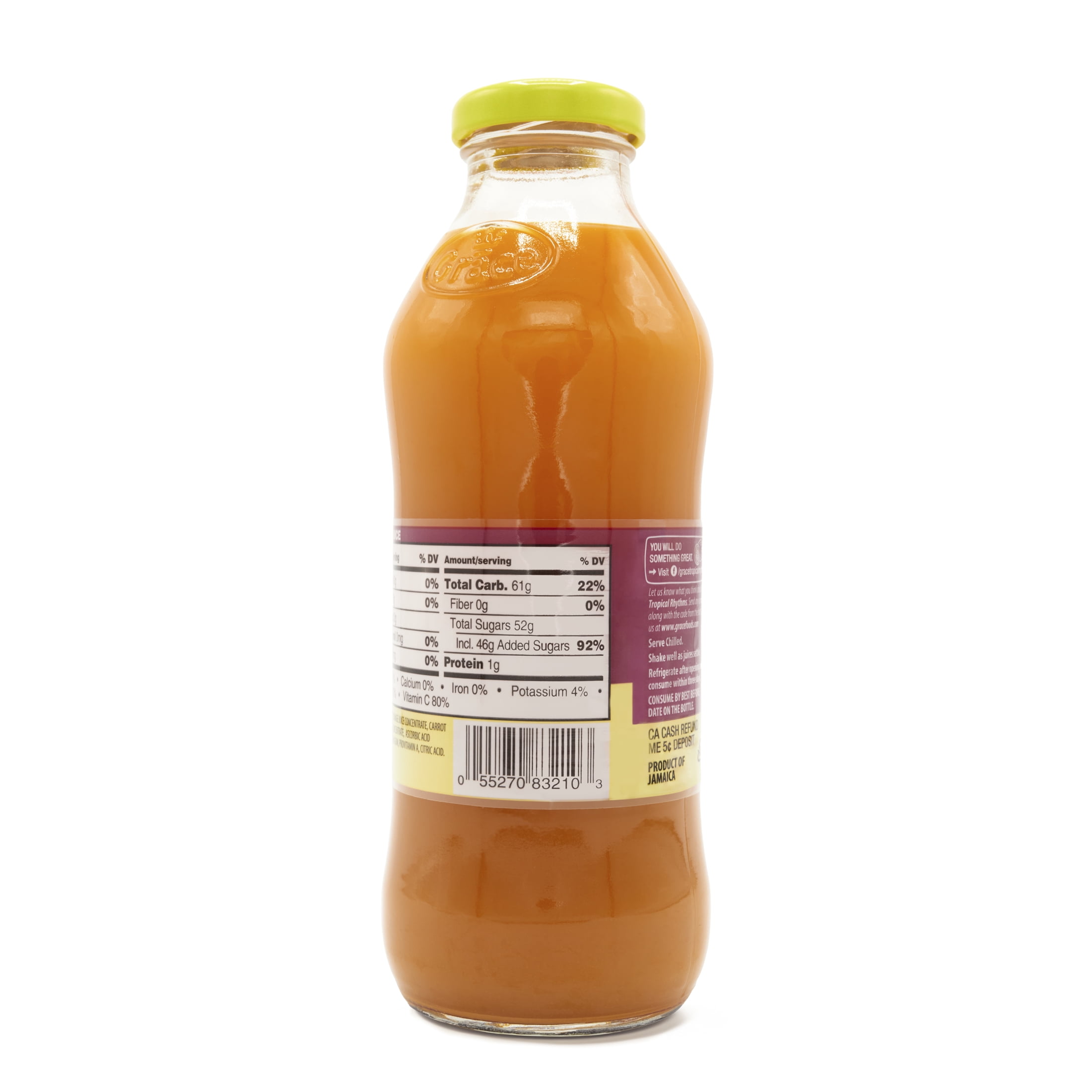 (5 pack) Grace Guava Carrot Drink 16 fl oz