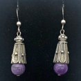 thumbnail image 4 of Sugilite Sterling Silver Drop Earrings | 1 1/2" Long | Purple | 1 Pair |, 4 of 11