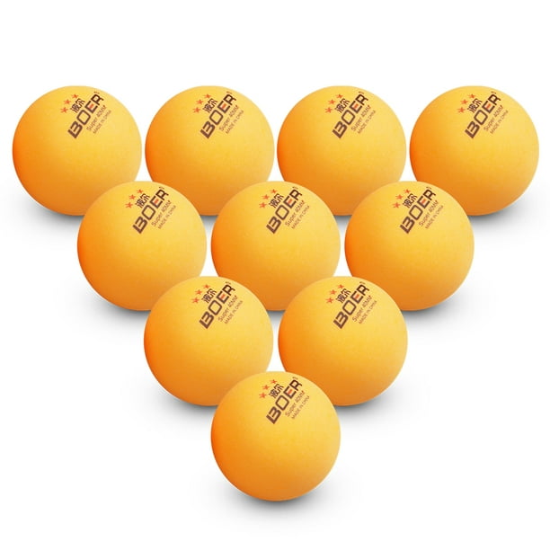 10 Pcs / Sac Professionnel Balle De Tennis De Table 40Mm Diamètre 2.9G 3  Étoiles Formation Balles De Ping-Pong Pour La Compétition 