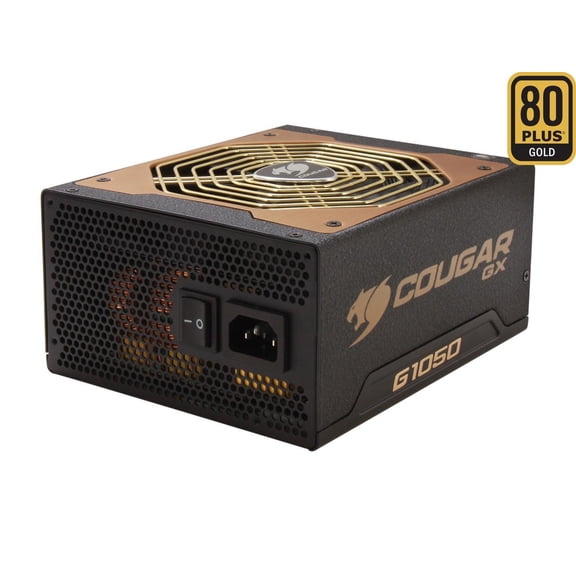 COUGAR COUGAR-GX1050 1050 W ATX12V / EPS12V SLI Ready CrossFire Ready 80 PLUS GOLD Certified Semi-Modular Active PFC Power Supply