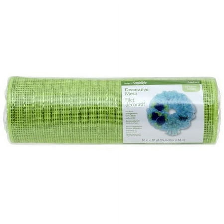 FloraCraft Design It 10" Light Green Decorative Mesh