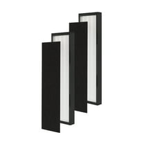 Nispira True HEPA Filter C Replacement for Germ Air Purifier FLT5000 AC5000 AC5250 Black Decker BXAP040 BXAP250 Idylis IAP-GG-125 2 Packs