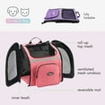 thumbnail image 6 of Petique Coral Backpacker Pet Carrier with Breathable Mesh Windows, 6 of 11