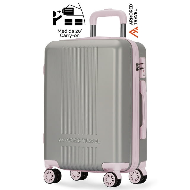 Maleta de viaje Carry-on de mano cabina 20” 10 kg ABS doble calibre candado de alta seguridad TSA LOCK Armored Travel