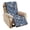 Blue Floral Pattern, variant on Whosucclay Polyester Elastic Straps Seat Cushion Slipcover for Everyday Use Living Room, Soft Recliner Chair Slipcovers Panda Pattern Design