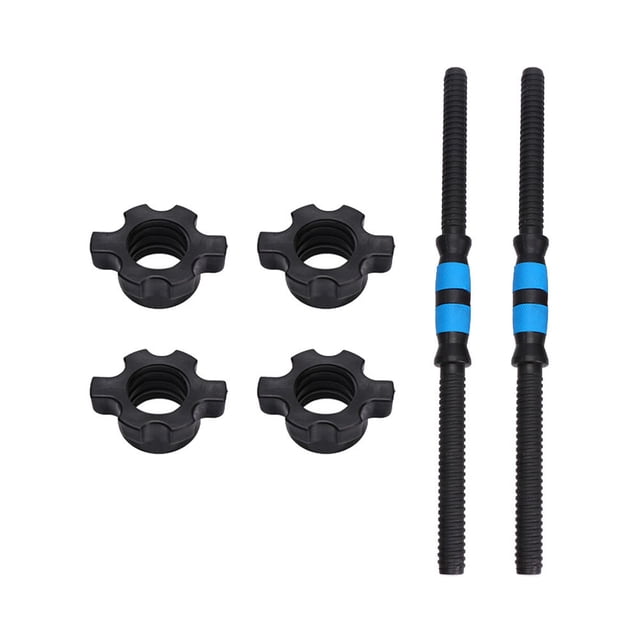 TAILTOSS Dumbbell Connecting Rod Blue For Barbell Replacement Rod Strength Workouts 1 Set 50.00X3.50X3.50CM