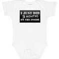thumbnail image 3 of Inktastic 9 Months on the Inside Boys or Girls Baby Bodysuit, 3 of 5