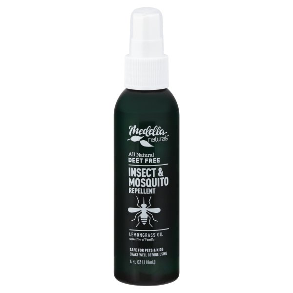 Medella Naturals All Natural DEET FREE Insect & Mosquito Repellent