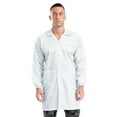 thumbnail image 2 of Hansber Unisex Workshop Uniform Resistant Work Coat Long Sleeve Dustproof Lab Jacket with Cuff White XXL, 2 of 6