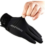 Workout Gloves, Full Palm Protection & Extra Grip, Gym Gloves for Weight Lifting, Training, Fitness, Exercise (Men & Women), Black, Large
