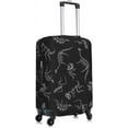 thumbnail image 3 of Spandex Travel Luggage Cover,Double-Sided Printed Dinosaur Elastic Washable Stretch Suitcase Protector Anti-Scratch Suitcase Cover Fits 18-32 Inch Luggage For Kid And Adult,L (For 25-28 Inch Luggage), 3 of 6