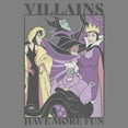 thumbnail image 2 of Junior's Disney Villains Have More Fun Distressed Poster Cowl Neck Sweatshirt, 2 of 4