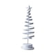 thumbnail image 2 of Lámpara de árbol de Navidad, árbol de Navidad de escritorio, árbol de Navidad artificial de mesa de metal blanco, 2 of 9