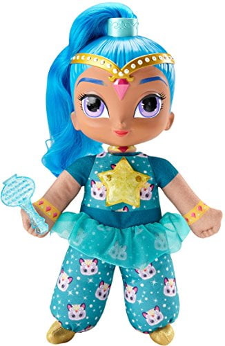 Shimmer and Shine Talking Singing Doll Blue Fisher-Price Genies Divine Plush New