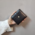 thumbnail image 1 of Cartera delgada para mujer Cartera delgada para mujer con tarjetero Bloqueo de cuero Carteras pequeñas, 1 of 5